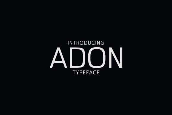Adon: A Tall and Thin Sans Serif Font Built for Digital Presence