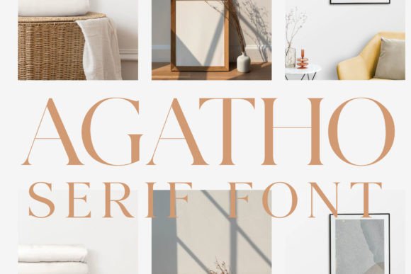 Agatho: The Serif Font That Brings Elegance to Every Campaign