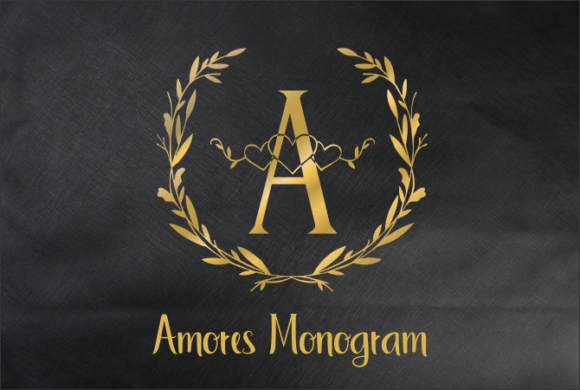 Amores Monogram: A Decorative Font for Refined Web Design