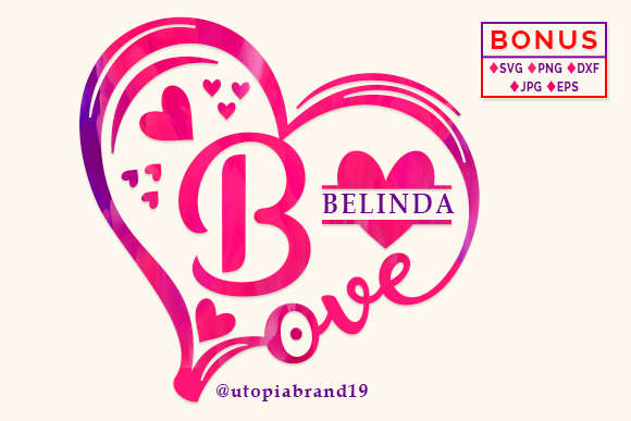 Belinda Monogram: A Decorative Typeface for Branding Work