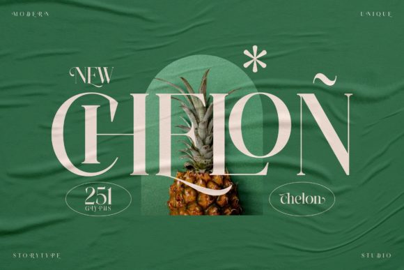 Chelon: A Modern Serif Font for Handmade Products