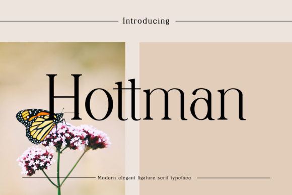 Hottman: A Serif Font Built for Modern Marketing Campaigns