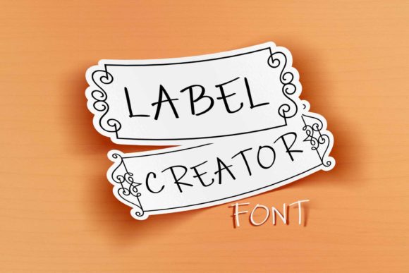 Label Creator Font: A Decorative Typeface for Editorial Design