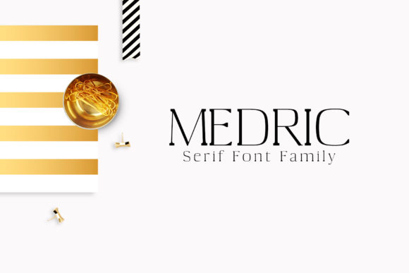 Medric: A Tall Serif Font That Brings Elegance to Branding Projects