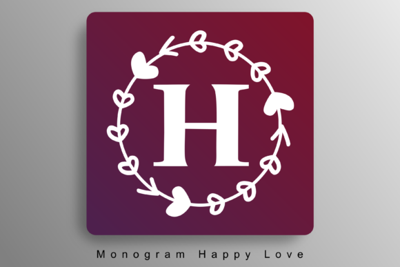 Monogram Happy Love: A Decorative Font for Marketers