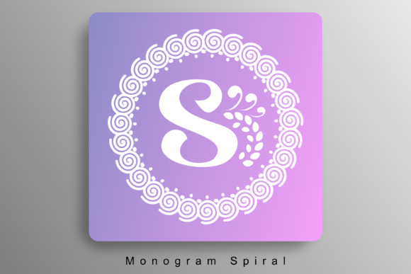 Monogram Spiral: A Decorative Font That Gives Your Small Business a Distinctive Voice