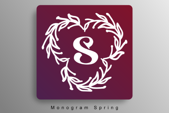 Monogram Spring: A Decorative Font for Editorial Charm