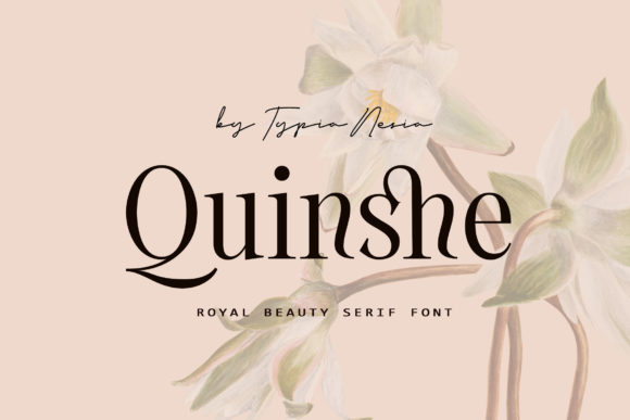 Quinshe: A Serif Font for Editorial and Publication Design