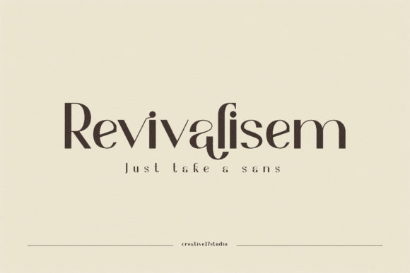 Revivalisem Sans Serif Font for Crafters and Small Shop Owners