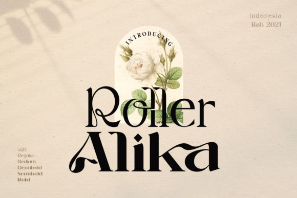 Roller Alika: A Serif Font with Editorial Grace