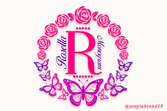 Rosella Monogram: A Decorative Font Built for Campaign Content