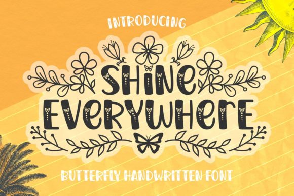 Shine Everywhere: A Decorative Font for Editorial Design