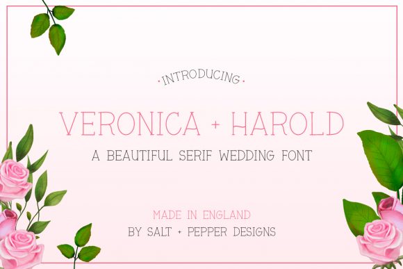 Veronica Harold: A Thin Serif Font That Brings Delicate Charm to Branding Work